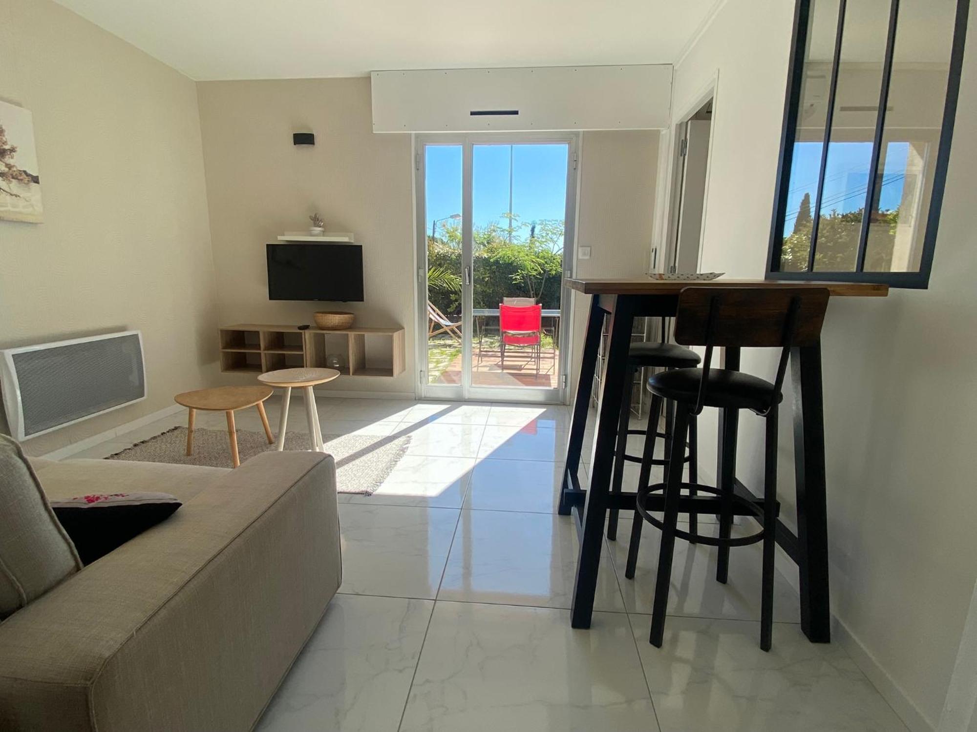 Appartement Cosy A Sanary Plage De Portissol-Climatise-Parking Prive Екстериор снимка